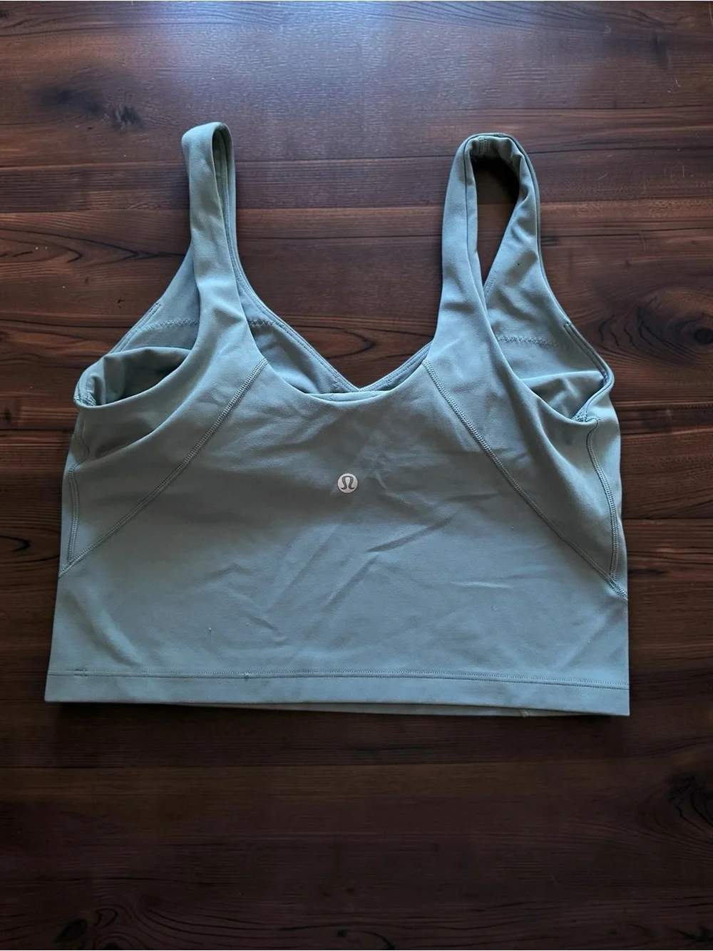 lululemon athletica light sage green sports bra
